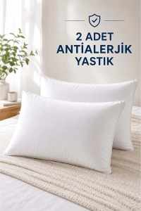 2'li Antialerjik Silikon Yastık | 800 Gram